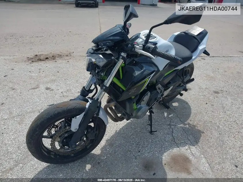 2017 Kawasaki Er650 G VIN: JKAEREG11HDA00744 Lot: 42497176