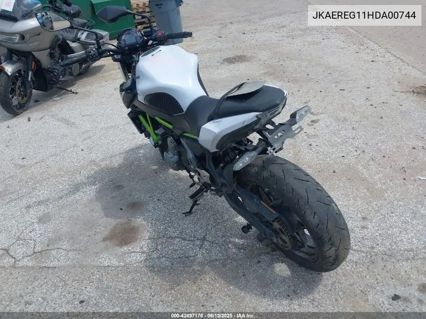 2017 Kawasaki Er650 G VIN: JKAEREG11HDA00744 Lot: 42497176