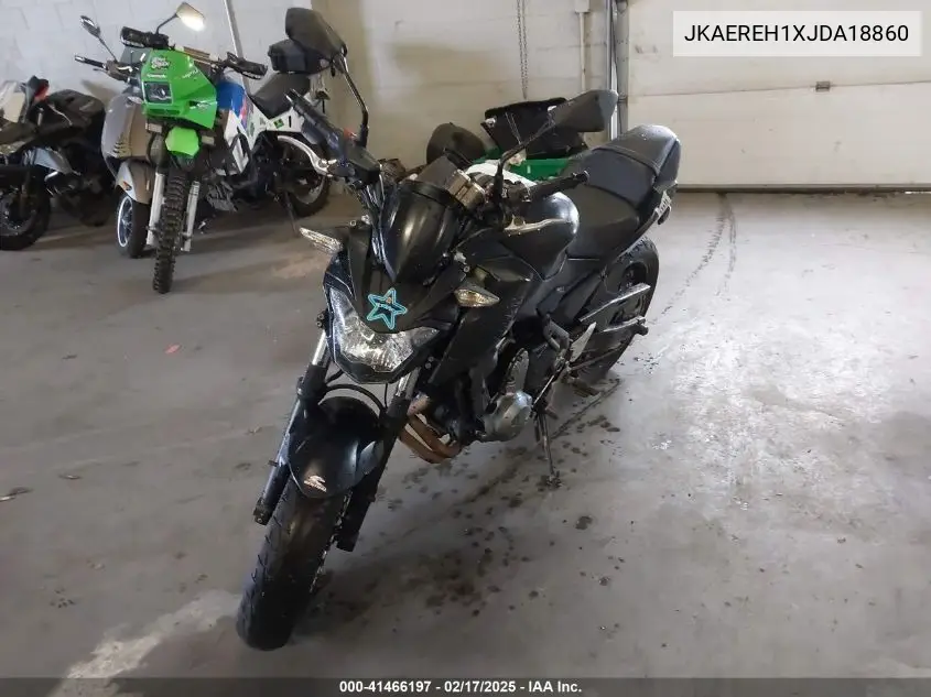 2018 Kawasaki Er650 H VIN: JKAEREH1XJDA18860 Lot: 41466197