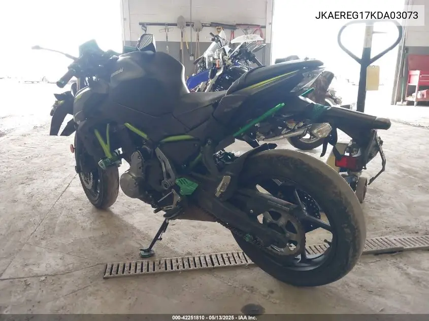 2019 Kawasaki Er650 G VIN: JKAEREG17KDA03073 Lot: 42251810
