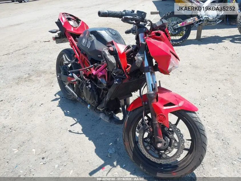 2019 Kawasaki Er400 D VIN: JKAERKD19KDA35252 Lot: 42742188