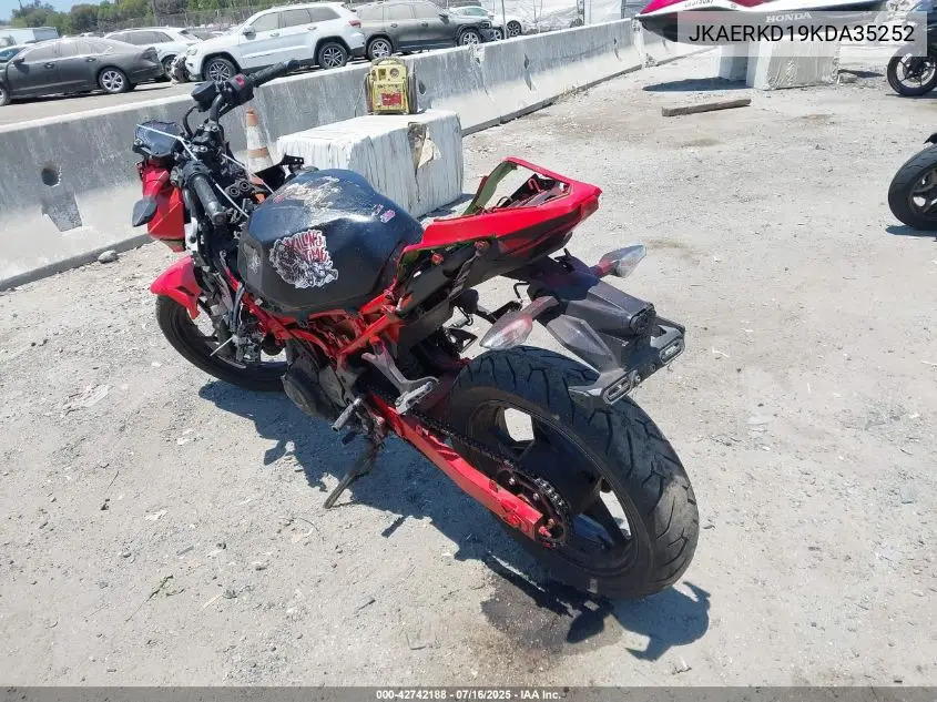 2019 Kawasaki Er400 D VIN: JKAERKD19KDA35252 Lot: 42742188