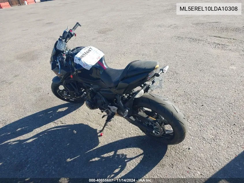 2020 Kawasaki Er650 L VIN: ML5EREL10LDA10308 Lot: 40855687
