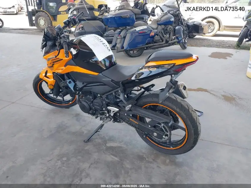 2020 Kawasaki Er400 D VIN: JKAERKD14LDA73540 Lot: 42214258