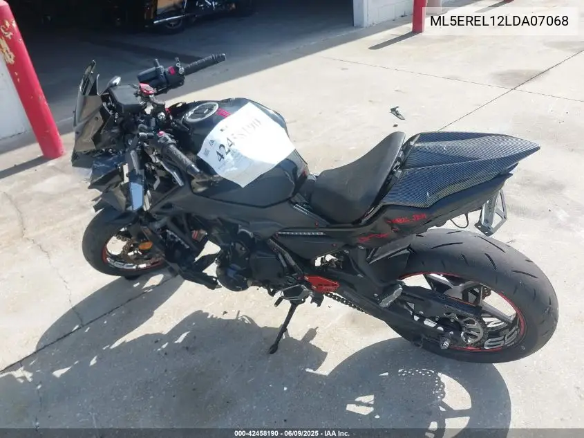 2020 Kawasaki Er650 L VIN: ML5EREL12LDA07068 Lot: 42458190