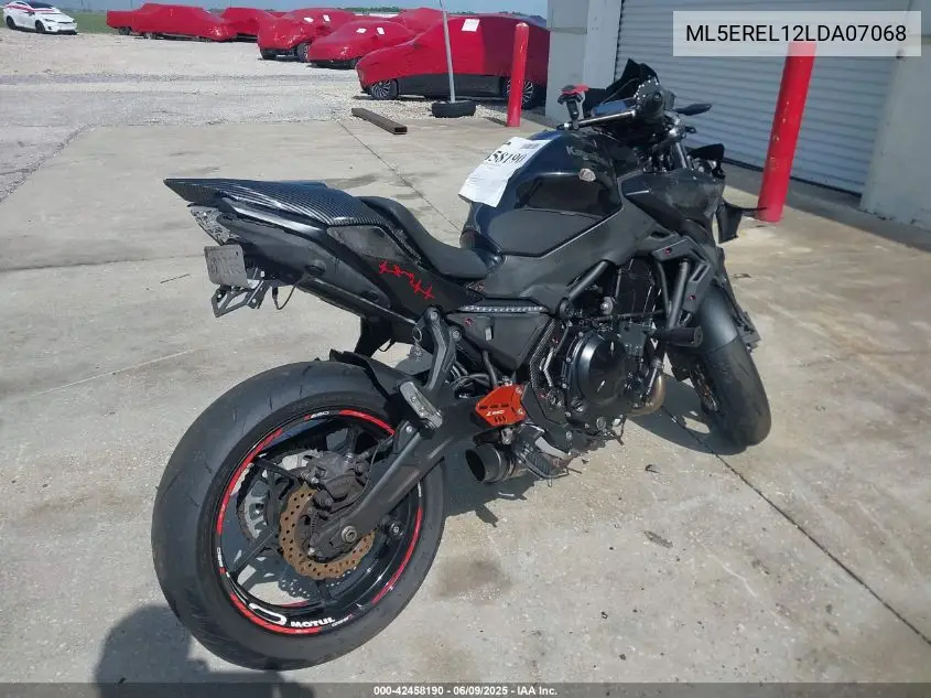 2020 Kawasaki Er650 L VIN: ML5EREL12LDA07068 Lot: 42458190