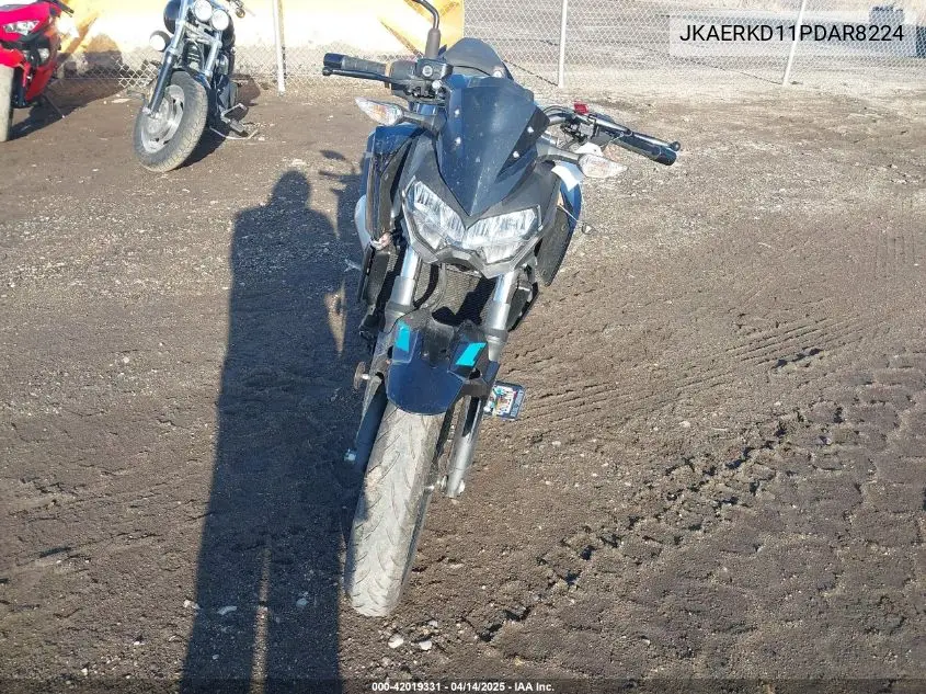 2023 Kawasaki Er400 D VIN: JKAERKD11PDAR8224 Lot: 42019331