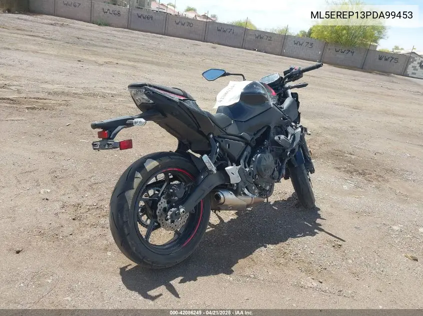 2023 Kawasaki Er650 P VIN: ML5EREP13PDA99453 Lot: 42086249