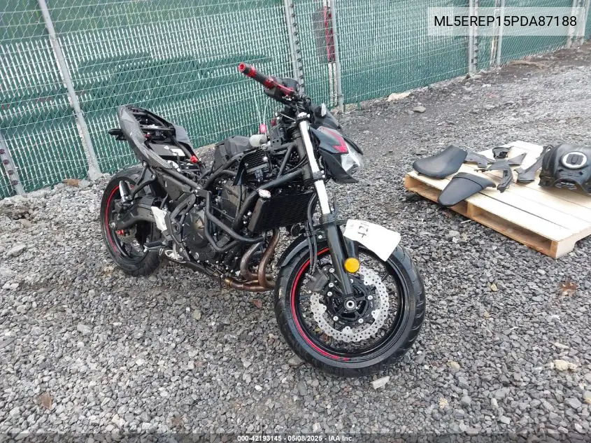 2023 Kawasaki Er650 P VIN: ML5EREP15PDA87188 Lot: 42193145