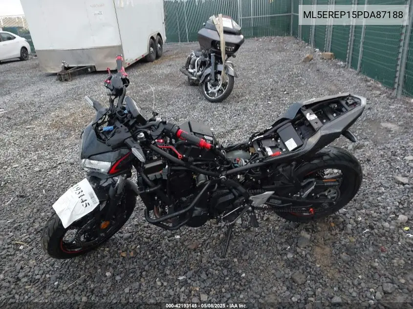 2023 Kawasaki Er650 P VIN: ML5EREP15PDA87188 Lot: 42193145