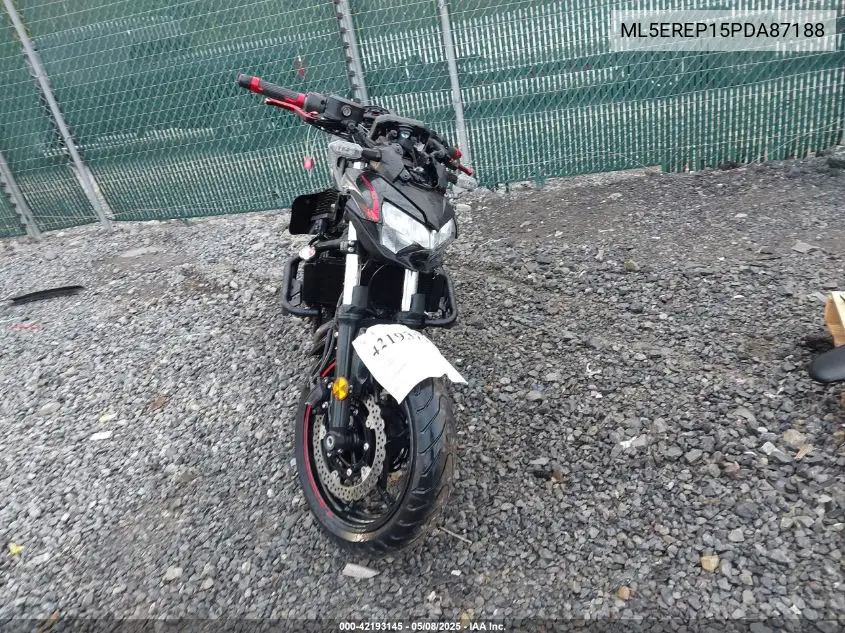 2023 Kawasaki Er650 P VIN: ML5EREP15PDA87188 Lot: 42193145