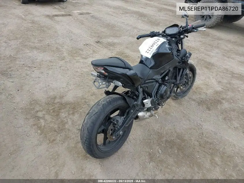 2023 Kawasaki Er650 P VIN: ML5EREP11PDA86720 Lot: 42260222