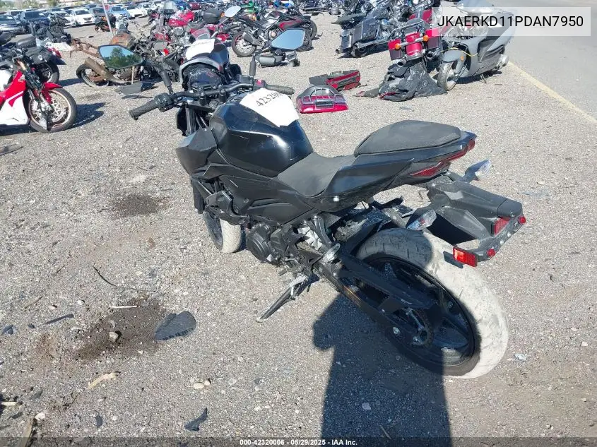 2023 Kawasaki Er400 D VIN: JKAERKD11PDAN7950 Lot: 42320006