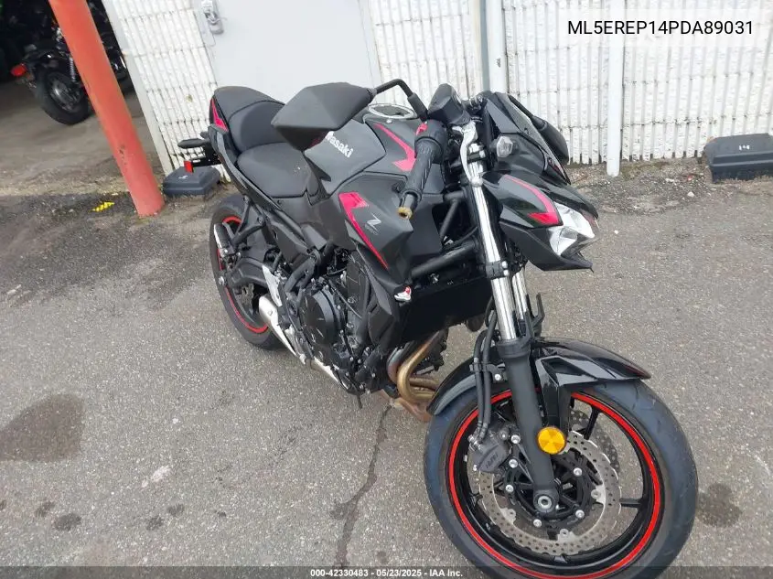 2023 Kawasaki Er650 P VIN: ML5EREP14PDA89031 Lot: 42330483