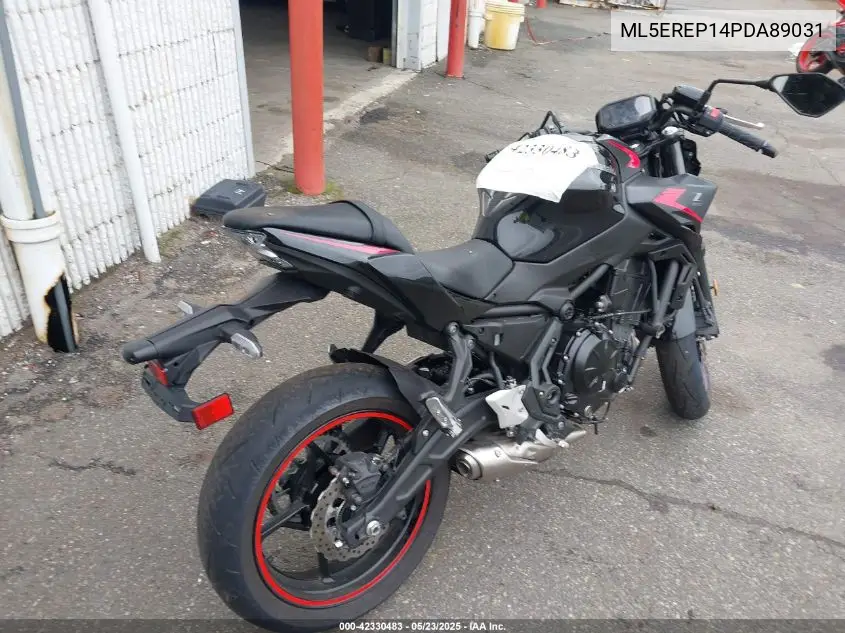 2023 Kawasaki Er650 P VIN: ML5EREP14PDA89031 Lot: 42330483