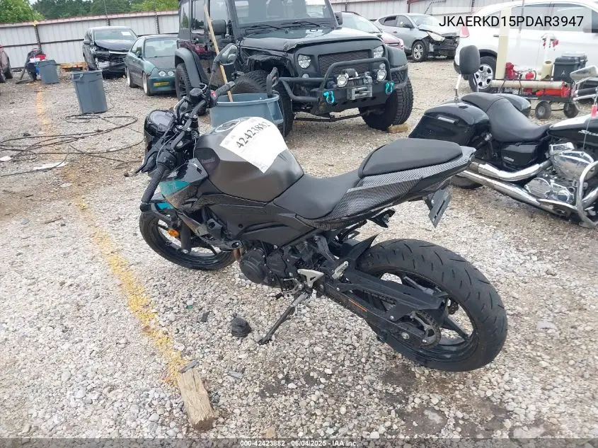 2023 Kawasaki Er400 D VIN: JKAERKD15PDAR3947 Lot: 42423882