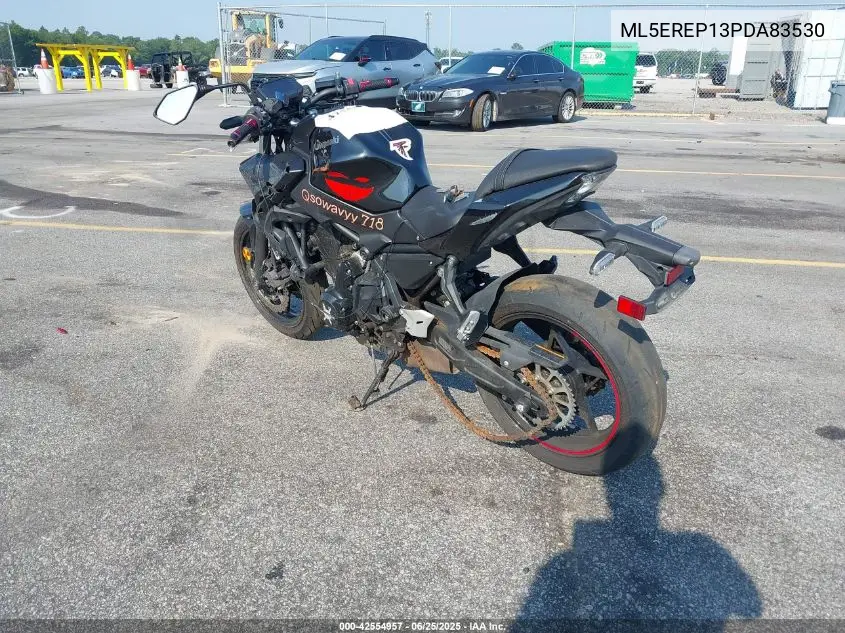 2023 Kawasaki Er650 P VIN: ML5EREP13PDA83530 Lot: 42554957