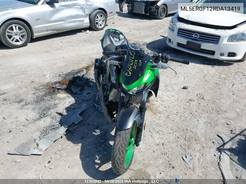 2024 Kawasaki Er500 VIN: ML5ERGF12RDA13419 Lot: 12303042