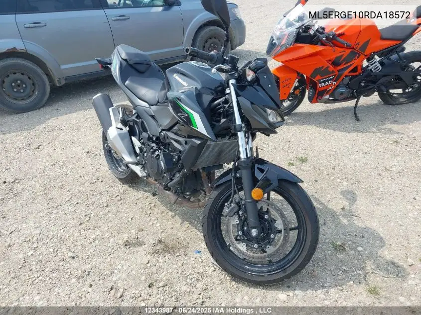 2024 Kawasaki Er500 VIN: ML5ERGE10RDA18572 Lot: 12343987