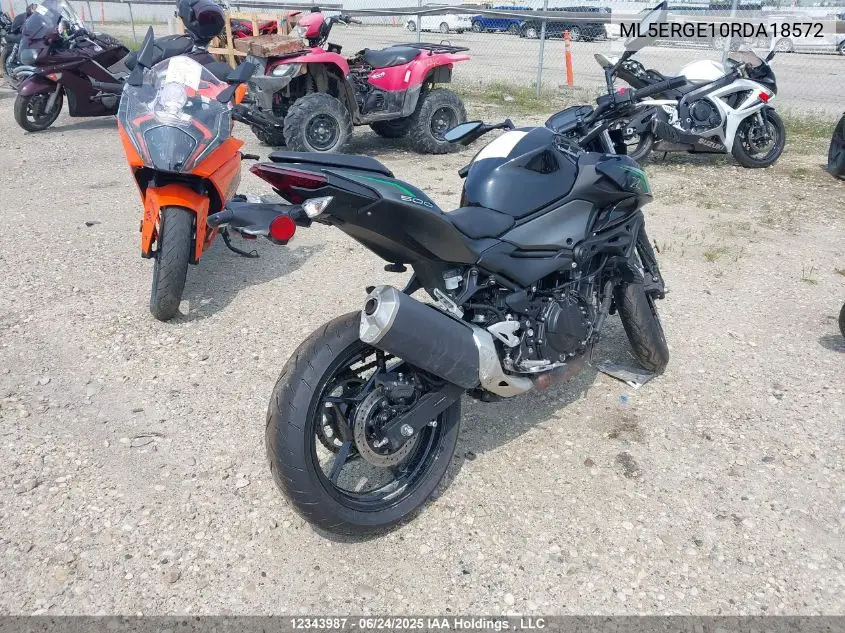 2024 Kawasaki Er500 VIN: ML5ERGE10RDA18572 Lot: 12343987