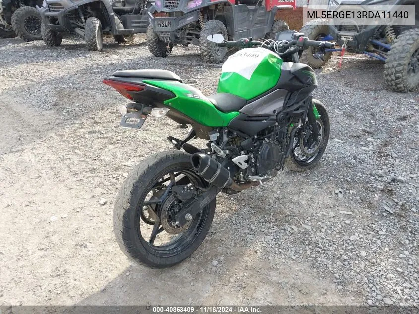 2024 Kawasaki Er500 VIN: ML5ERGE13RDA11440 Lot: 40863409