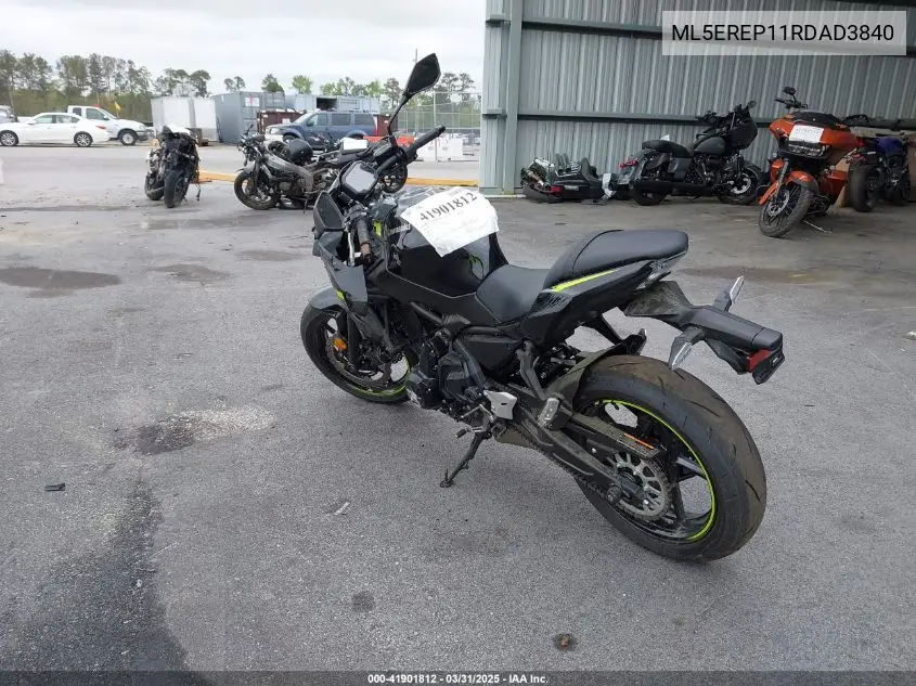 2024 Kawasaki Er650 P VIN: ML5EREP11RDAD3840 Lot: 41901812