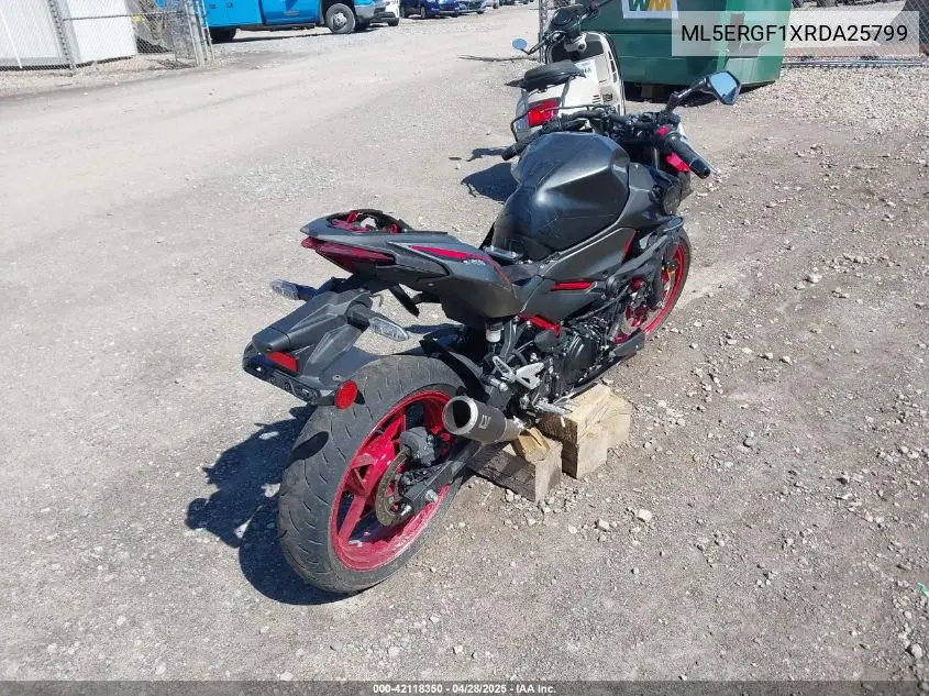 2024 Kawasaki Er500 VIN: ML5ERGF1XRDA25799 Lot: 42118350