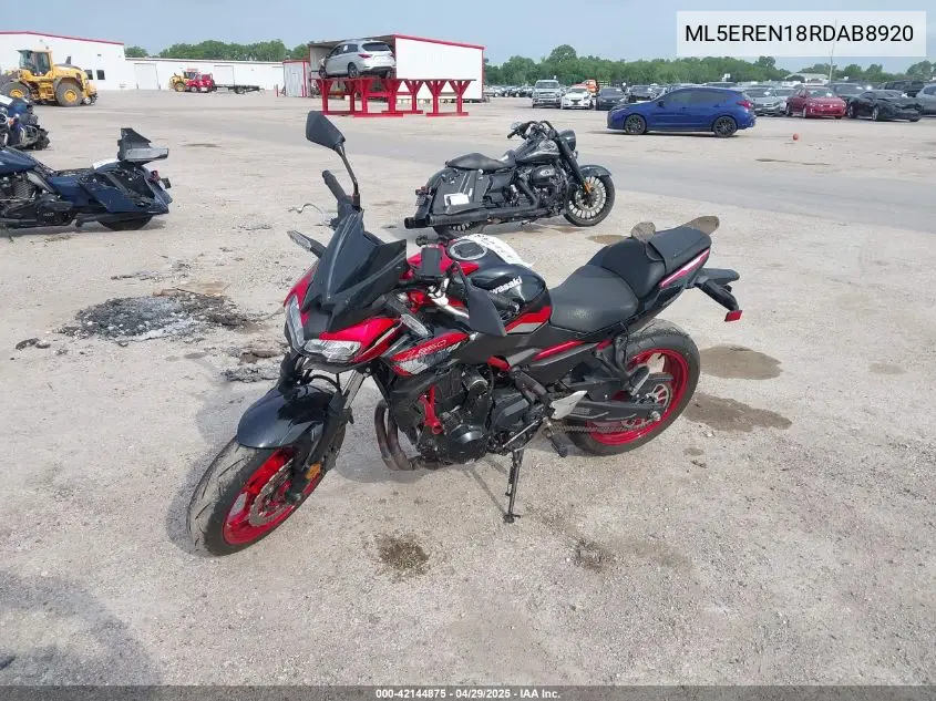 2024 Kawasaki Er650 N VIN: ML5EREN18RDAB8920 Lot: 42144875