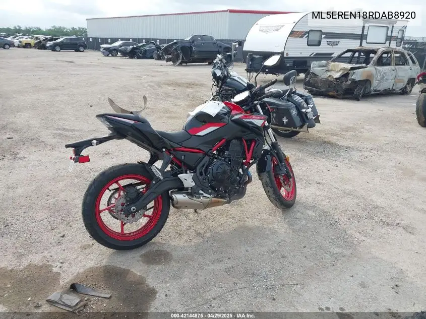 2024 Kawasaki Er650 N VIN: ML5EREN18RDAB8920 Lot: 42144875