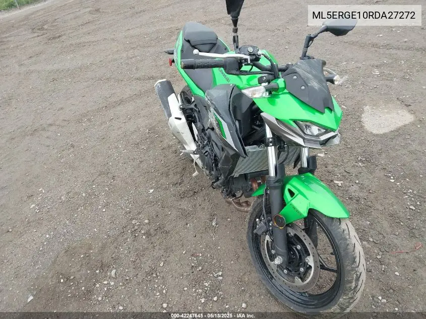 2024 Kawasaki Er500 VIN: ML5ERGE10RDA27272 Lot: 42247645