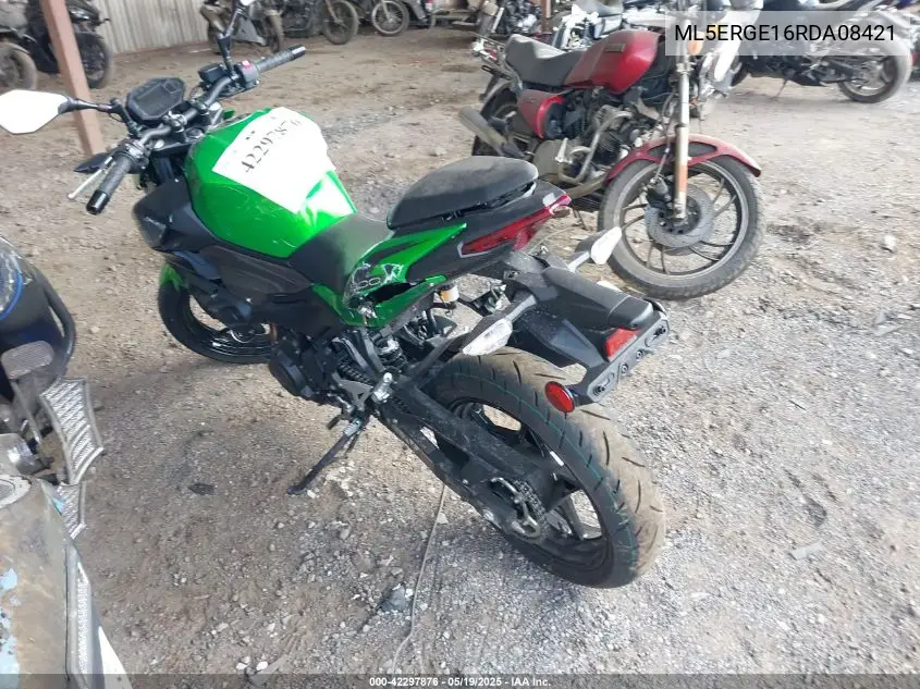 2024 Kawasaki Er500 VIN: ML5ERGE16RDA08421 Lot: 42297876