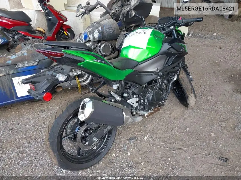 2024 Kawasaki Er500 VIN: ML5ERGE16RDA08421 Lot: 42297876