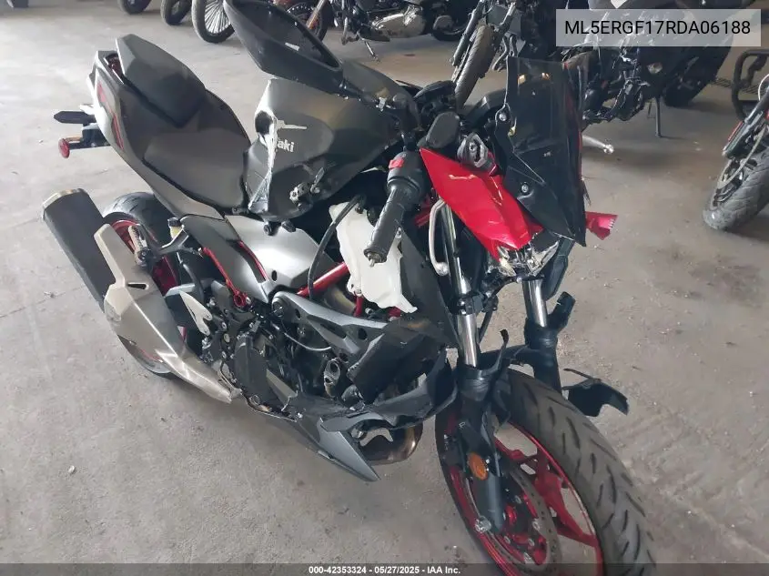 2024 Kawasaki Er500 VIN: ML5ERGF17RDA06188 Lot: 42353324