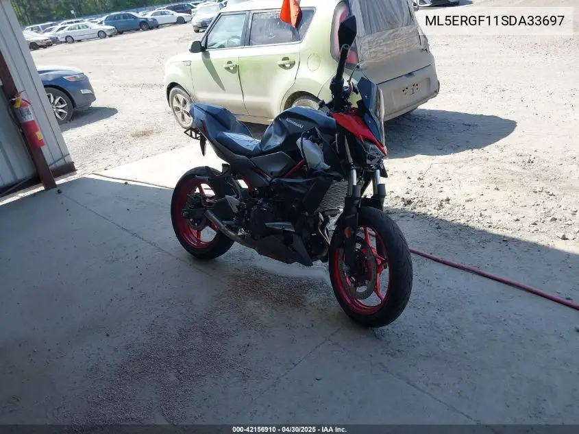 2025 Kawasaki Er500 VIN: ML5ERGF11SDA33697 Lot: 42156910