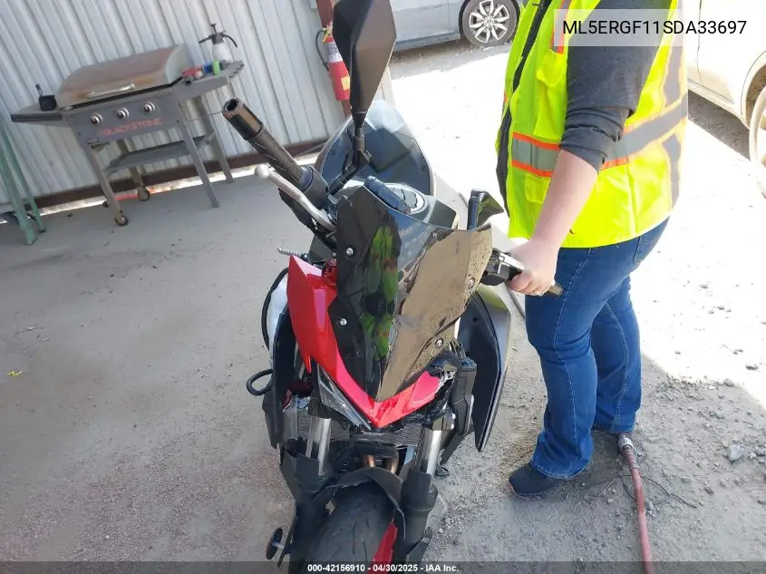 2025 Kawasaki Er500 VIN: ML5ERGF11SDA33697 Lot: 42156910