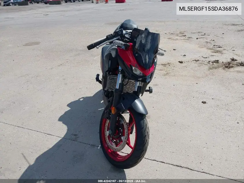 2025 Kawasaki Er500 VIN: ML5ERGF15SDA36876 Lot: 42242167