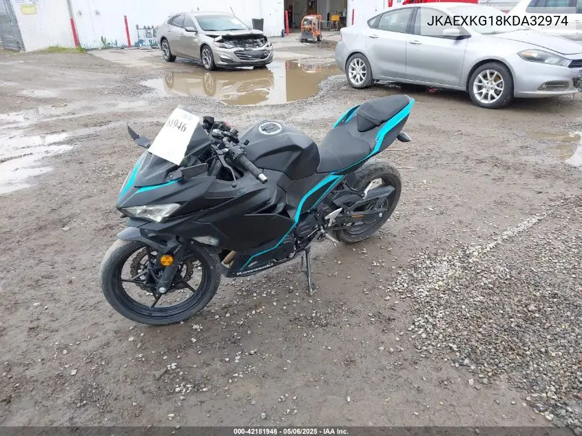 2019 Kawasaki Ex400 VIN: JKAEXKG18KDA32974 Lot: 42181946