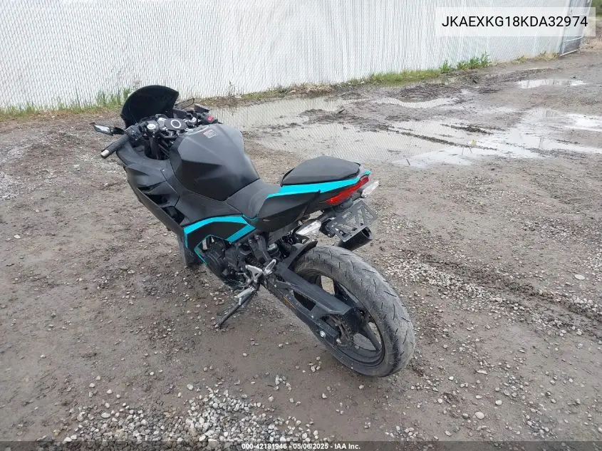 2019 Kawasaki Ex400 VIN: JKAEXKG18KDA32974 Lot: 42181946