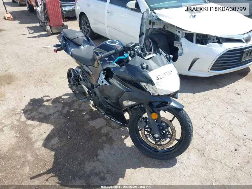 2019 Kawasaki Ex400 VIN: JKAEXKH18KDA30799 Lot: 42393851