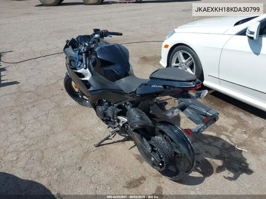 2019 Kawasaki Ex400 VIN: JKAEXKH18KDA30799 Lot: 42393851