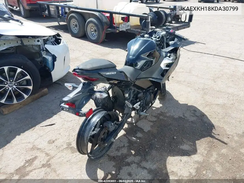2019 Kawasaki Ex400 VIN: JKAEXKH18KDA30799 Lot: 42393851
