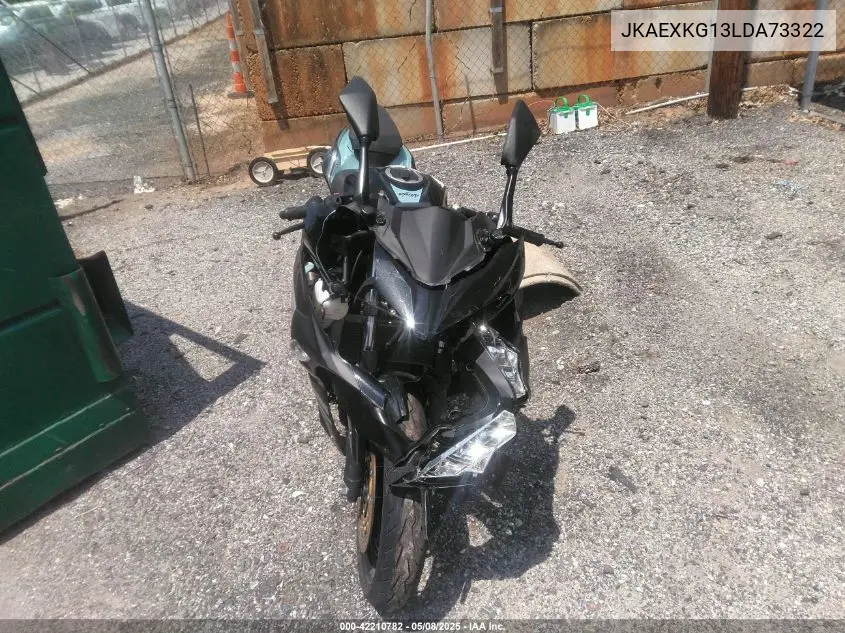 2020 Kawasaki Ex400 VIN: JKAEXKG13LDA73322 Lot: 42210782