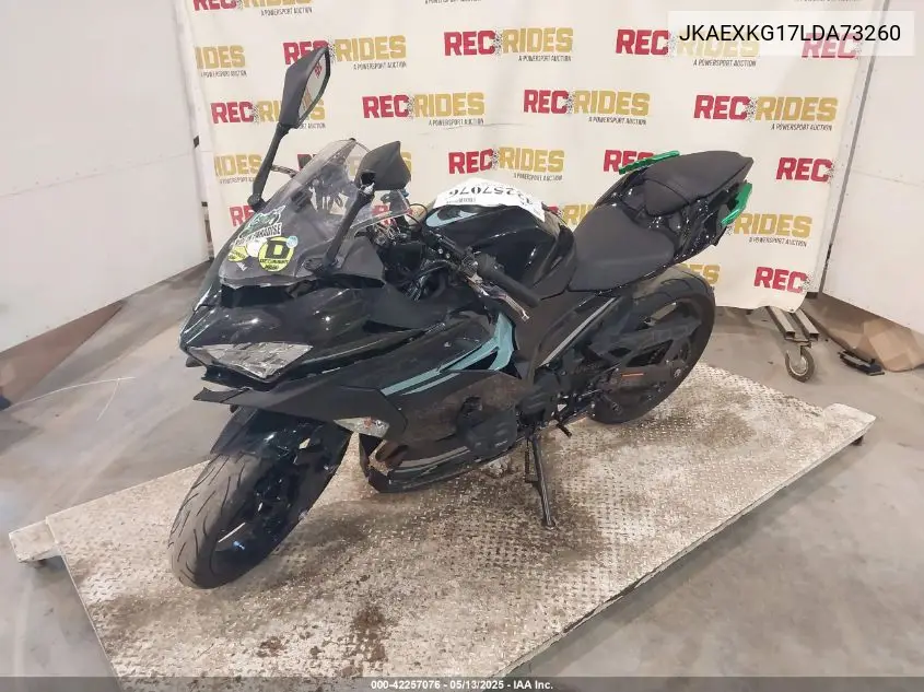 2020 Kawasaki Ex400 VIN: JKAEXKG17LDA73260 Lot: 42257076