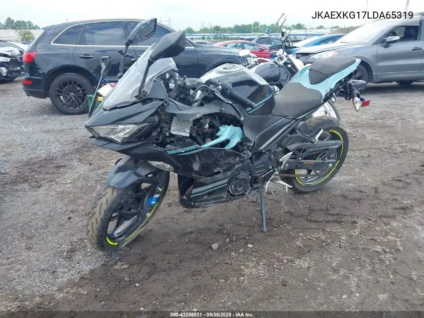 2020 Kawasaki Ex400 VIN: JKAEXKG17LDA65319 Lot: 42286531