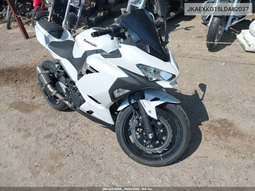 2020 Kawasaki Ex400 VIN: JKAEXKG15LDA82037 Lot: 42316269