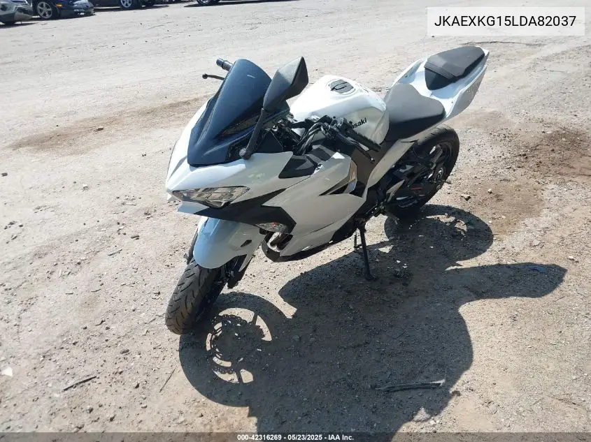 2020 Kawasaki Ex400 VIN: JKAEXKG15LDA82037 Lot: 42316269