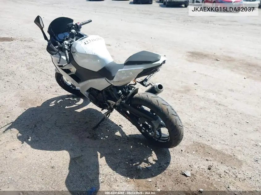 2020 Kawasaki Ex400 VIN: JKAEXKG15LDA82037 Lot: 42316269
