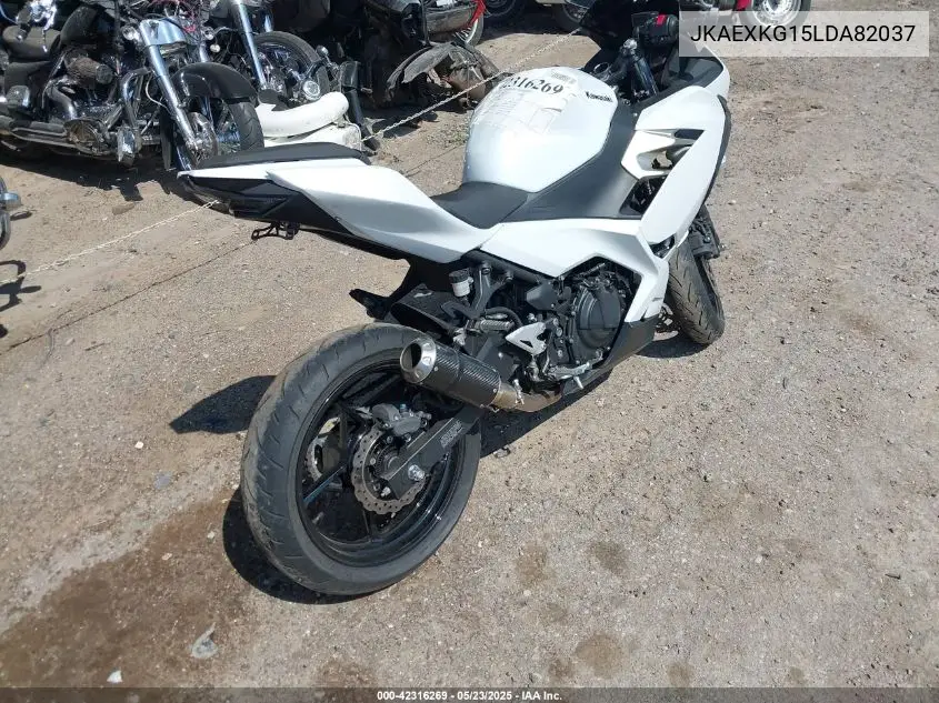 2020 Kawasaki Ex400 VIN: JKAEXKG15LDA82037 Lot: 42316269