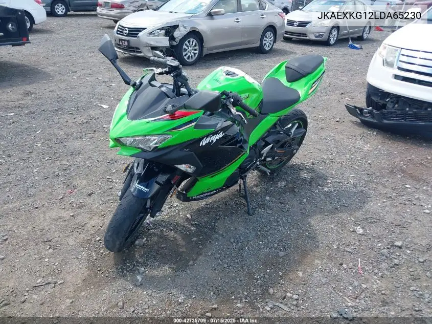 2020 Kawasaki Ex400 VIN: JKAEXKG12LDA65230 Lot: 42735709