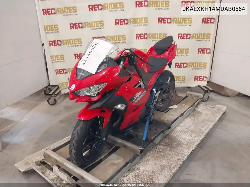2021 Kawasaki Ex400 VIN: JKAEXKH14MDAB0564 Lot: 42446626